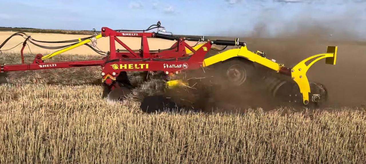 Helti ATLAS MS 3000 rövidtárcsa - hatékony talajelőkészítés